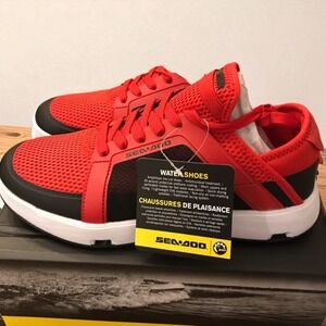 Sea-Doo Men's Red and Black Athletic Shoes
